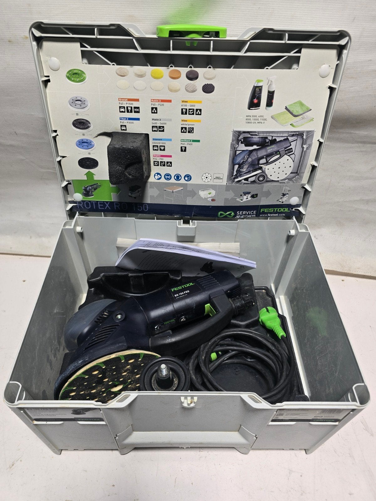 Festool ROTEX RO 150 FEQ-Plus Excenterschuurmachine In Systa, Ophalen of Verzenden, Festool, N.v.t, N.v.t