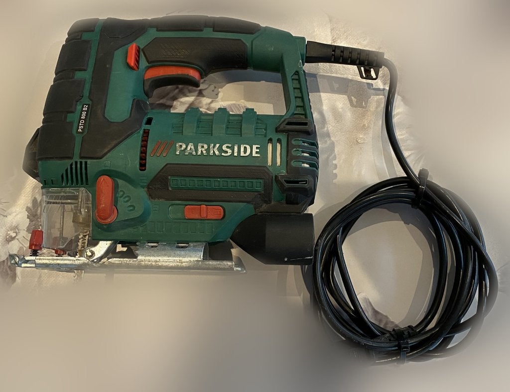 Decoupeerzaag Parkside PSTD 800 D2, Gebruikt, Decoupeerzaag, 600 tot 1200 watt, Ophalen of Verzenden