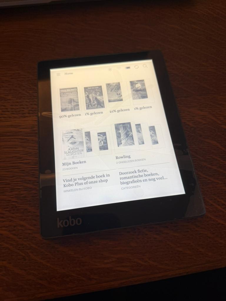 Kobo aura e-reader, Computers en Software, E-readers, Ophalen, Gebruikt, 4 GB of minder, Wi-Fi