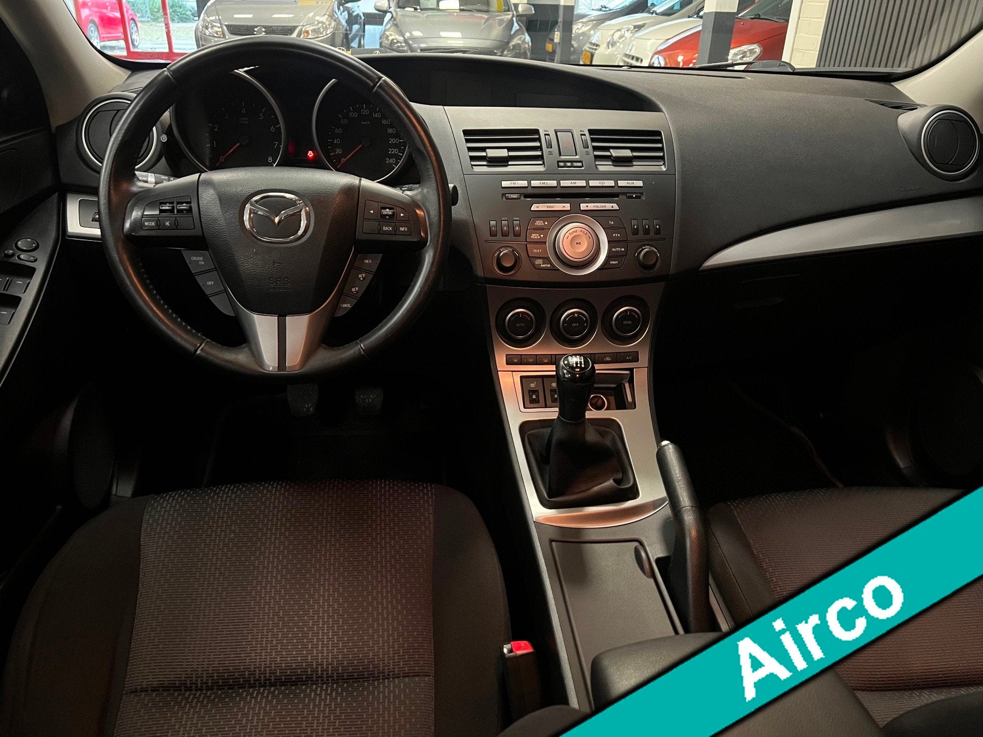 Mazda 3 2.0 DiSi TS Plus 1e Eigenaar - NAP - Cruise - Parkse, Auto's, Voorwielaandrijving, Euro 5, Gebruikt, Zwart