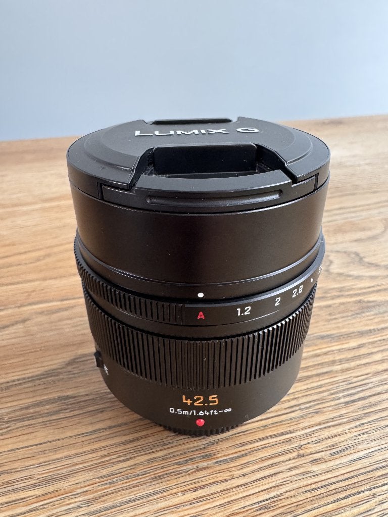 Panasonic MFT 42,5mm F/1.2 Leica DG Nocticron, Ophalen of Verzenden, Zo goed als nieuw, Overige typen