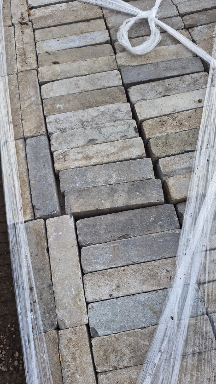 17.5m2 HARDSTENEN WAALTJES, Ophalen of Verzenden