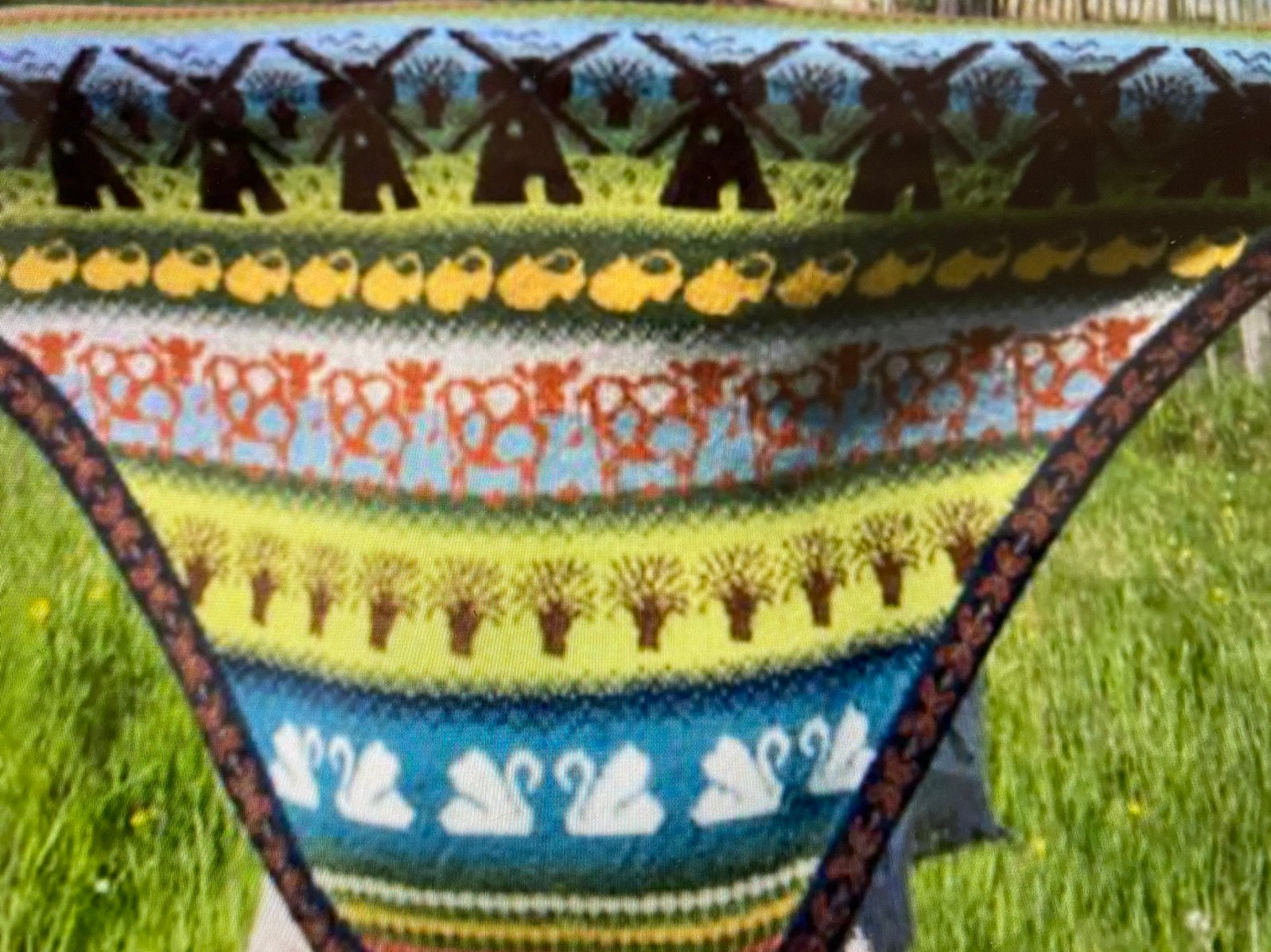 Omslagdoek 100% wol, Verzenden, Nieuw, Breien, Patroon of Boek