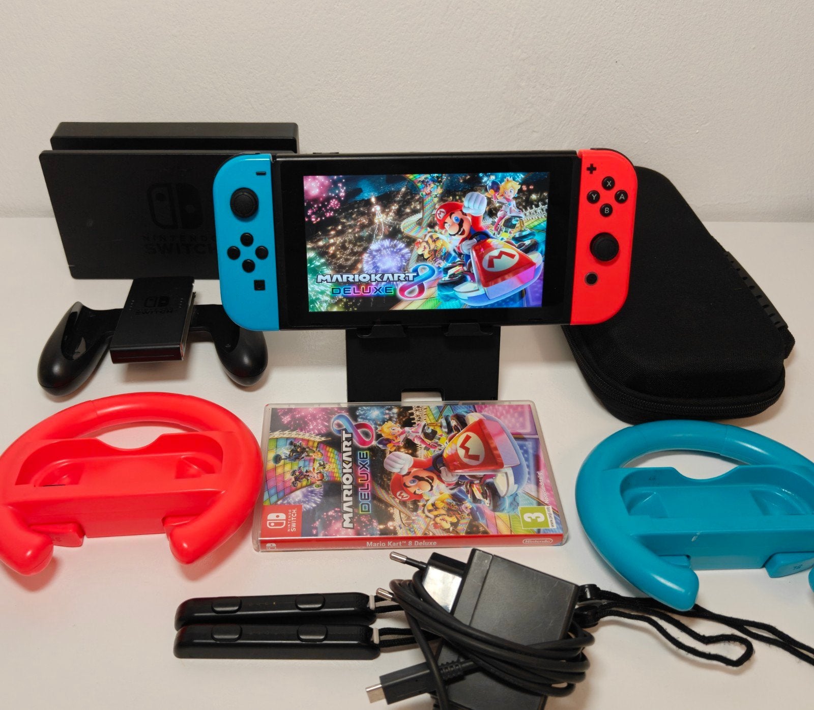 Nintendo switch met Mario kart 8 Deluxe