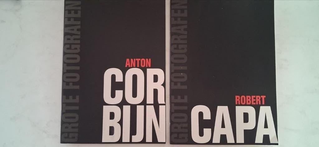 Grote Fotografen: A. Corbijn & R. Capa (2 boeken) samen 10.-, Ophalen of Verzenden, Gelezen, Fotografen, Anton Corbijn, Robert Capa