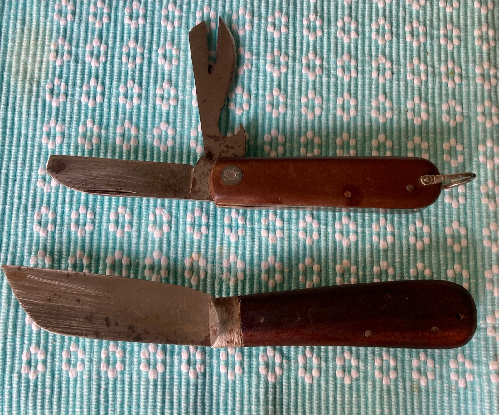 Friedr herder ABR. Sohn messen met houten handvat, Ophalen of Verzenden, Overige soorten, Overige gebieden, Mes of Dolk