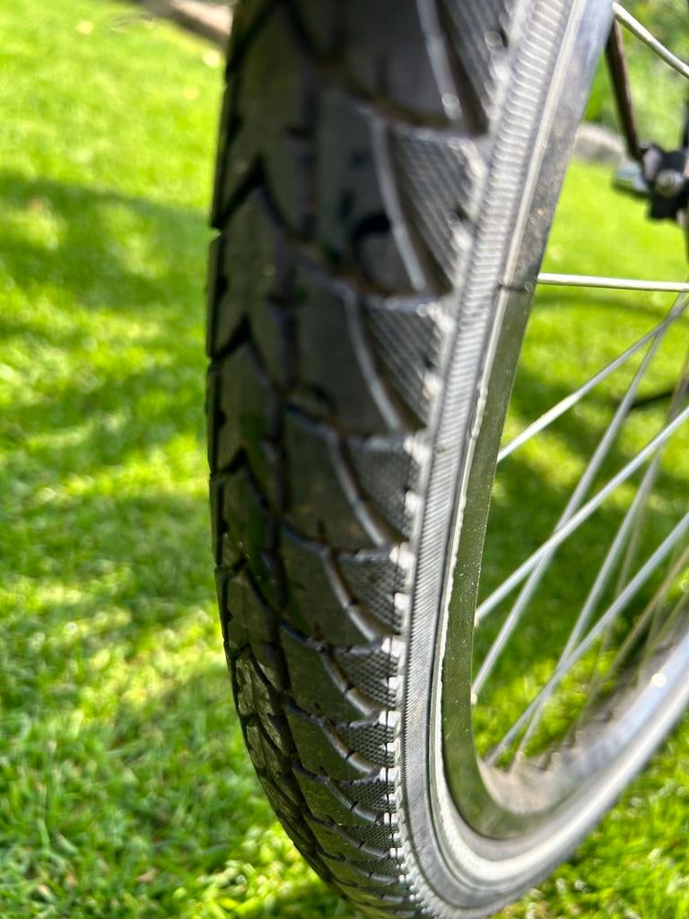Cortina Stadsfiets met versnellingen en voordrager 26 inch, Ophalen, Terugtraprem, Gebruikt, Heren