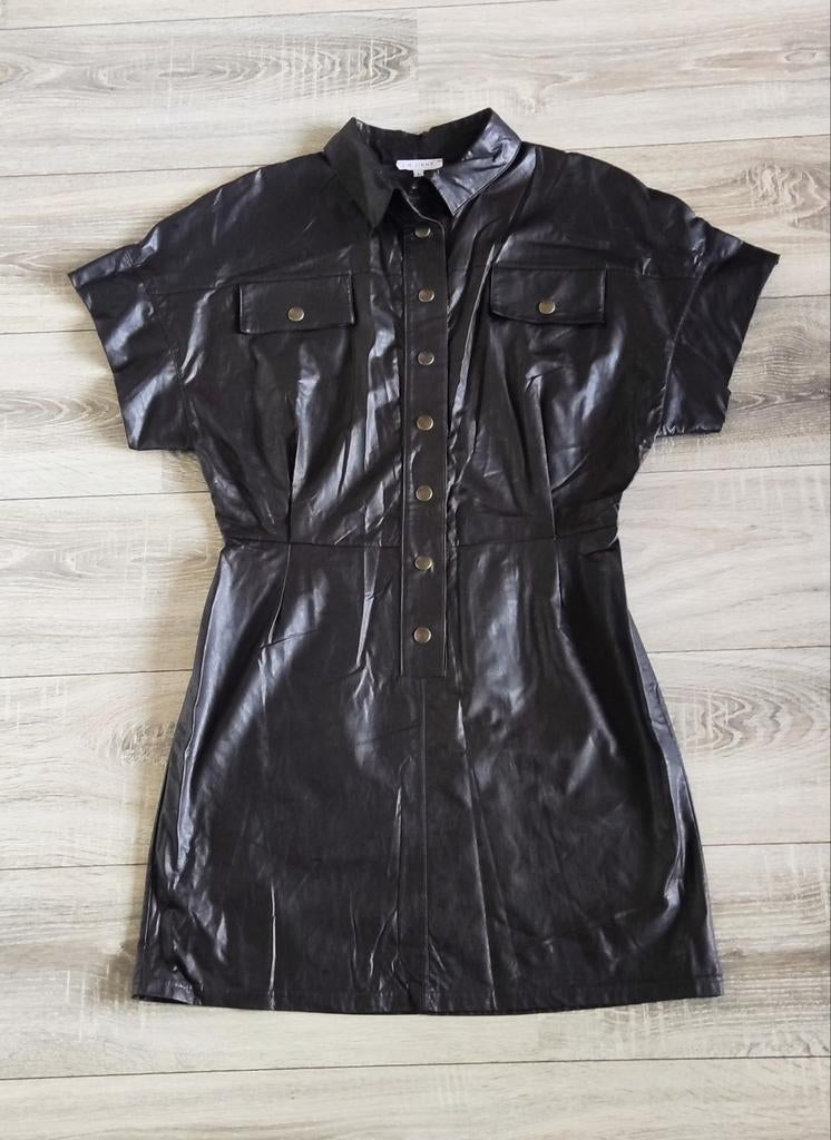 Donkerbruine jurk maat L/40 van Jin & Jinny, Kleding | Dames, Jurken, Maat 38/40 (M), Bruin, Ophalen of Verzenden, Zo goed als nieuw