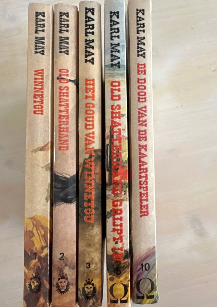 Karl May boeken set - Winnetou, Old Shatterhand, Het Goud, Ophalen of Verzenden, Zo goed als nieuw, Karl May