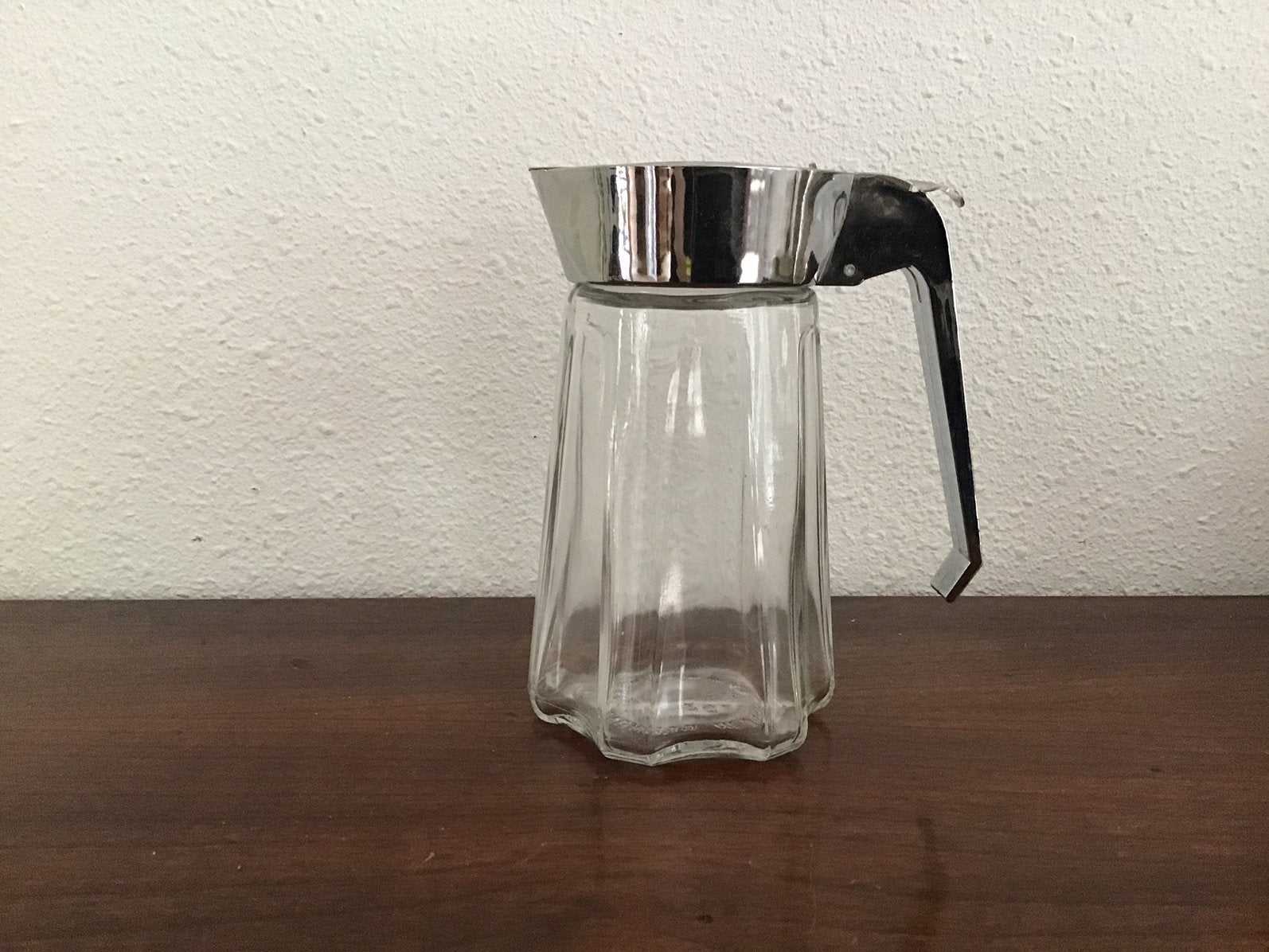 Vintage glazen schuif melkkannetje / suikerpot. Stoha., Verzamelen, Retro, Ophalen of Verzenden, Huis en Inrichting
