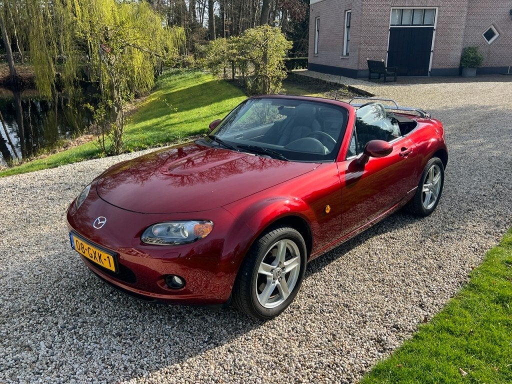 Mazda MX-5 1.8 EXECUTIVE NL-auto 117.000km NAP Leer / Stoelv, Auto's, 127 pk, Achterwielaandrijving, Gebruikt, Huisgarantie
