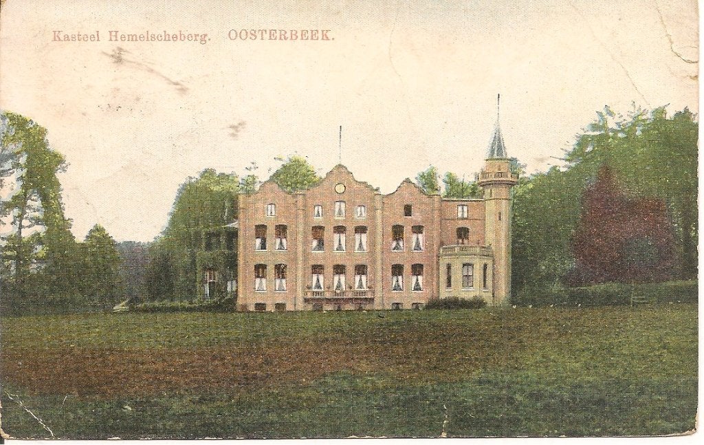 Ansichtkaart Kasteel Hemelscheberg Oosterbeek 1926, Verzamelen, Ansichtkaarten | Nederland, Ophalen of Verzenden, 1920 tot 1940