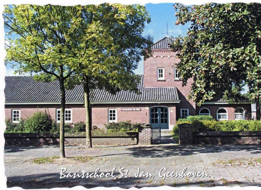 VALKENSWAARD Basisschool St. Jan, Geenhoven Reclamekaart, Verzamelen, Ansichtkaarten | Nederland, Ongelopen, Noord-Brabant, 1980 tot heden