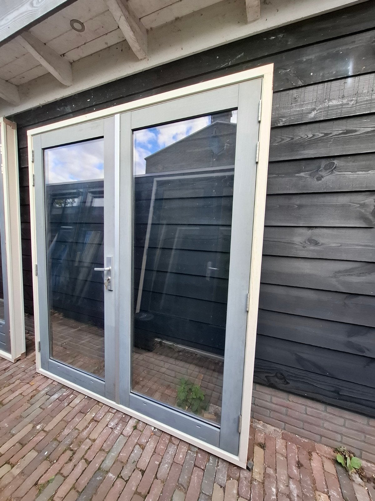 openslaande tuindeuren dubbel glas deuren terrasdeuren pui, Doe-het-zelf en Verbouw, Ophalen, Zo goed als nieuw