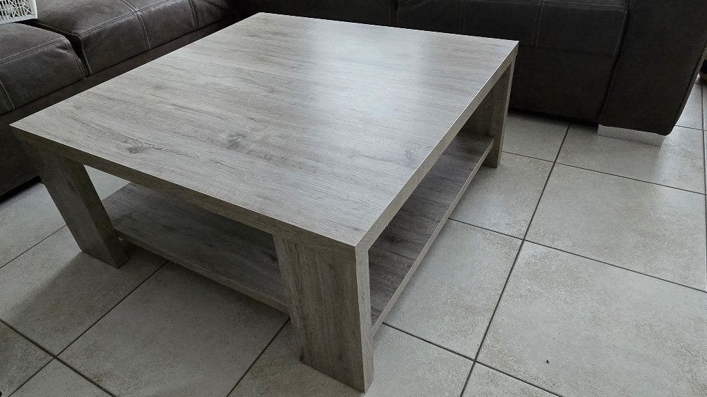 Salontafel en eettafel, Ophalen, Zo goed als nieuw, 4 tot 6 stoelen