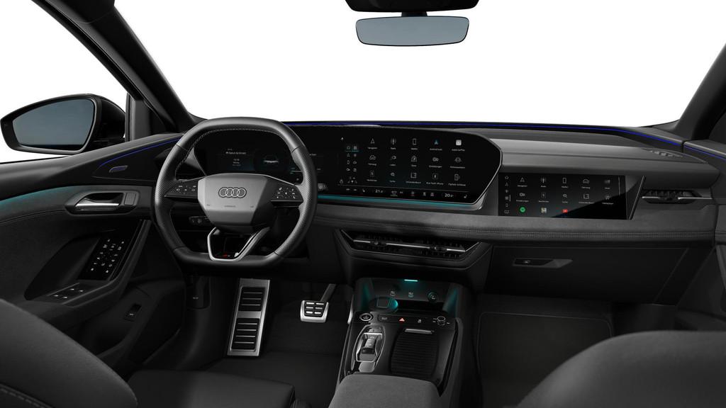 Audi Q6 e-tron quattro 100 kWh Tech Pro - Trekhaak - Panoram, Auto's, Audi, Automaat, 12 maanden, Gebruikt, Leder