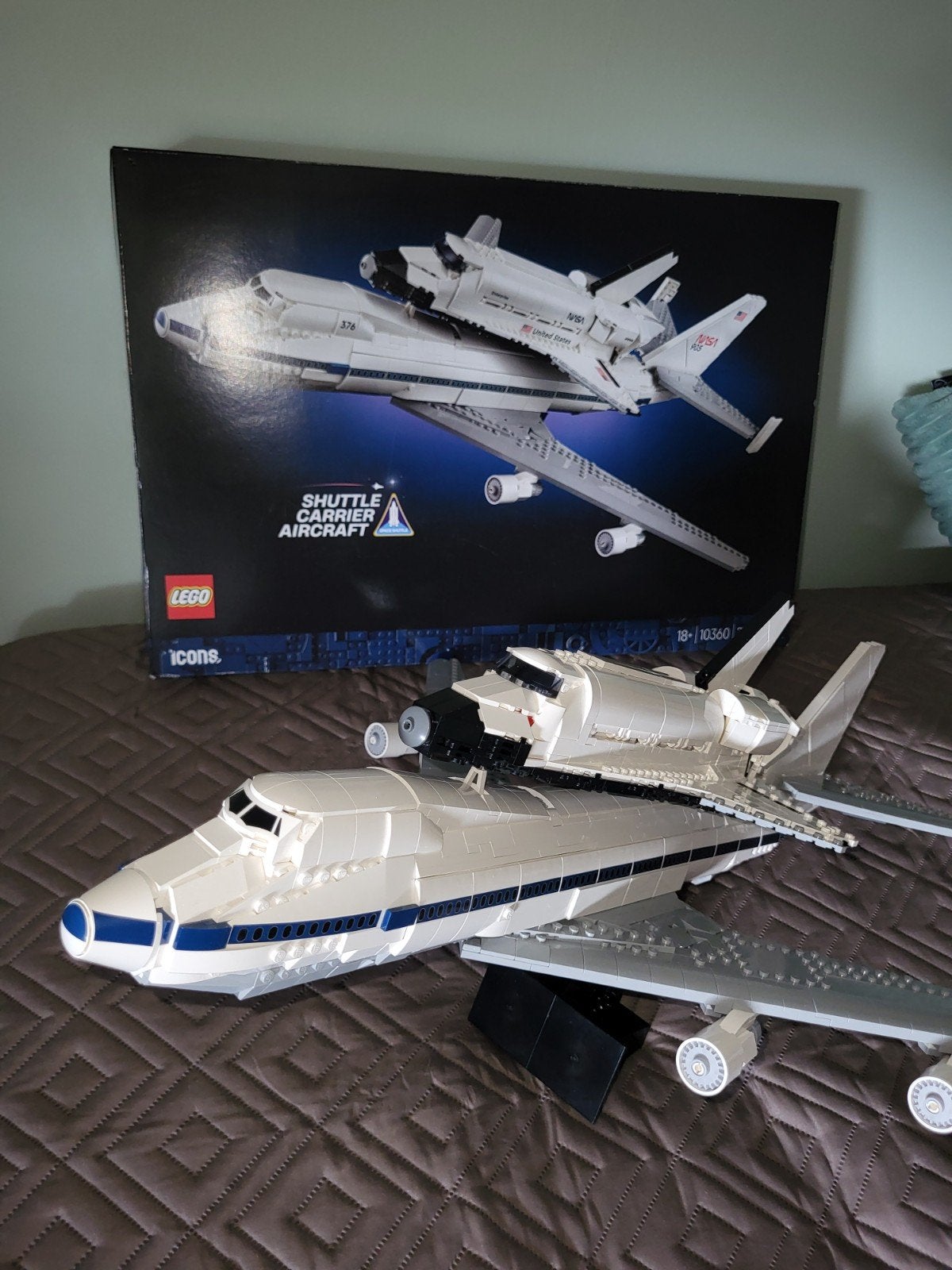 shuttle carrier  Aircraft de 10360., Kinderen en Baby's, Ophalen, Lego, Zo goed als nieuw, Compleet