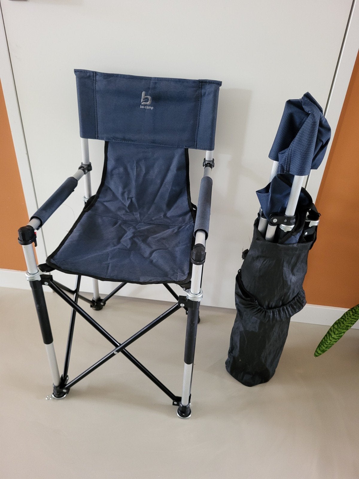 2 bo-camp hoge kampeerstoelen voor dreumes/peuter/kleuter, Ophalen, Zo goed als nieuw, Campingstoel