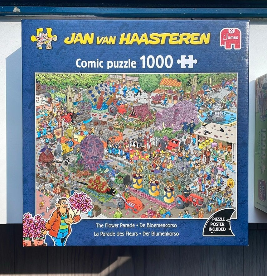 Jan van Haasteren - Bloemencorso, Ophalen, 500 t/m 1500 stukjes, Zo goed als nieuw
