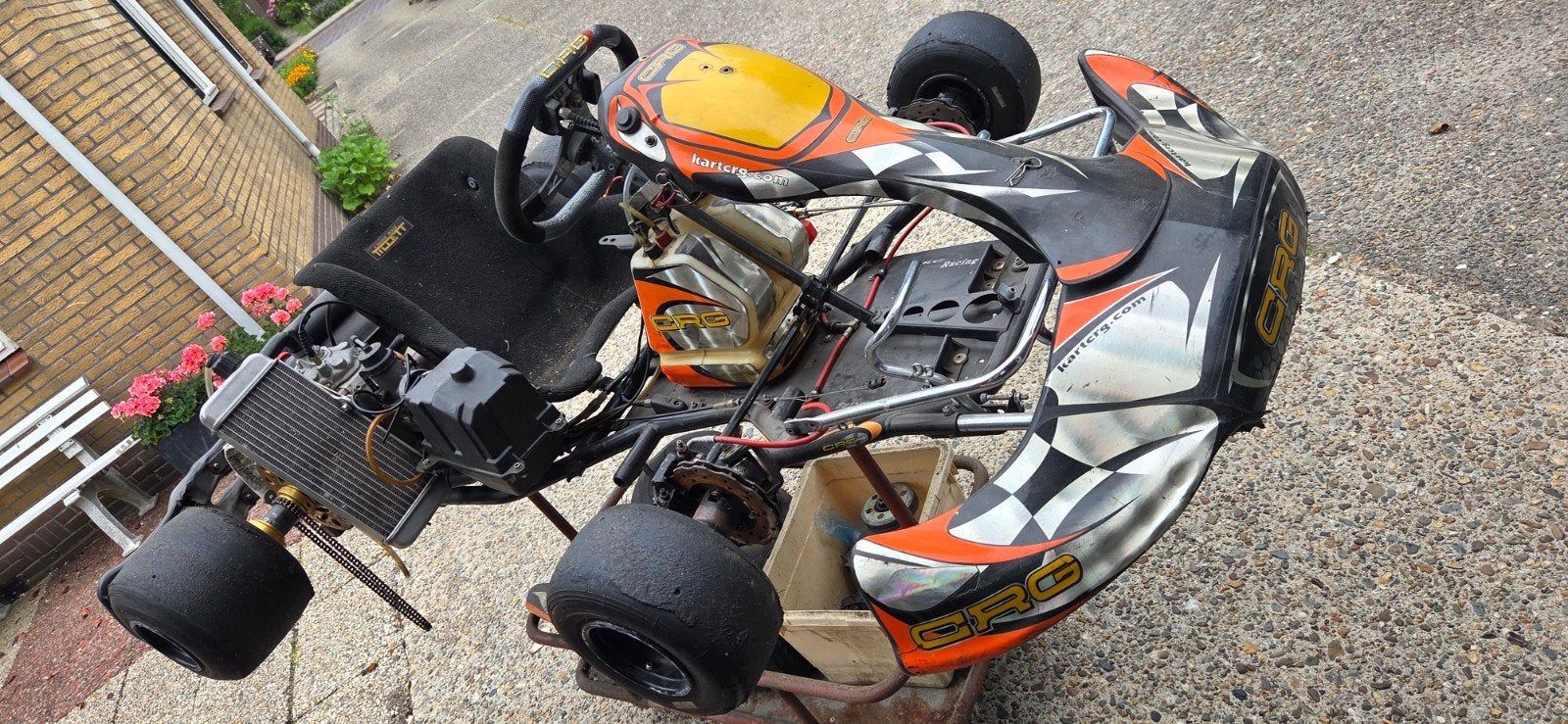 Nette Rotax Max Senior Kart - Krukas defect, Ophalen, Gebruikt, Kart