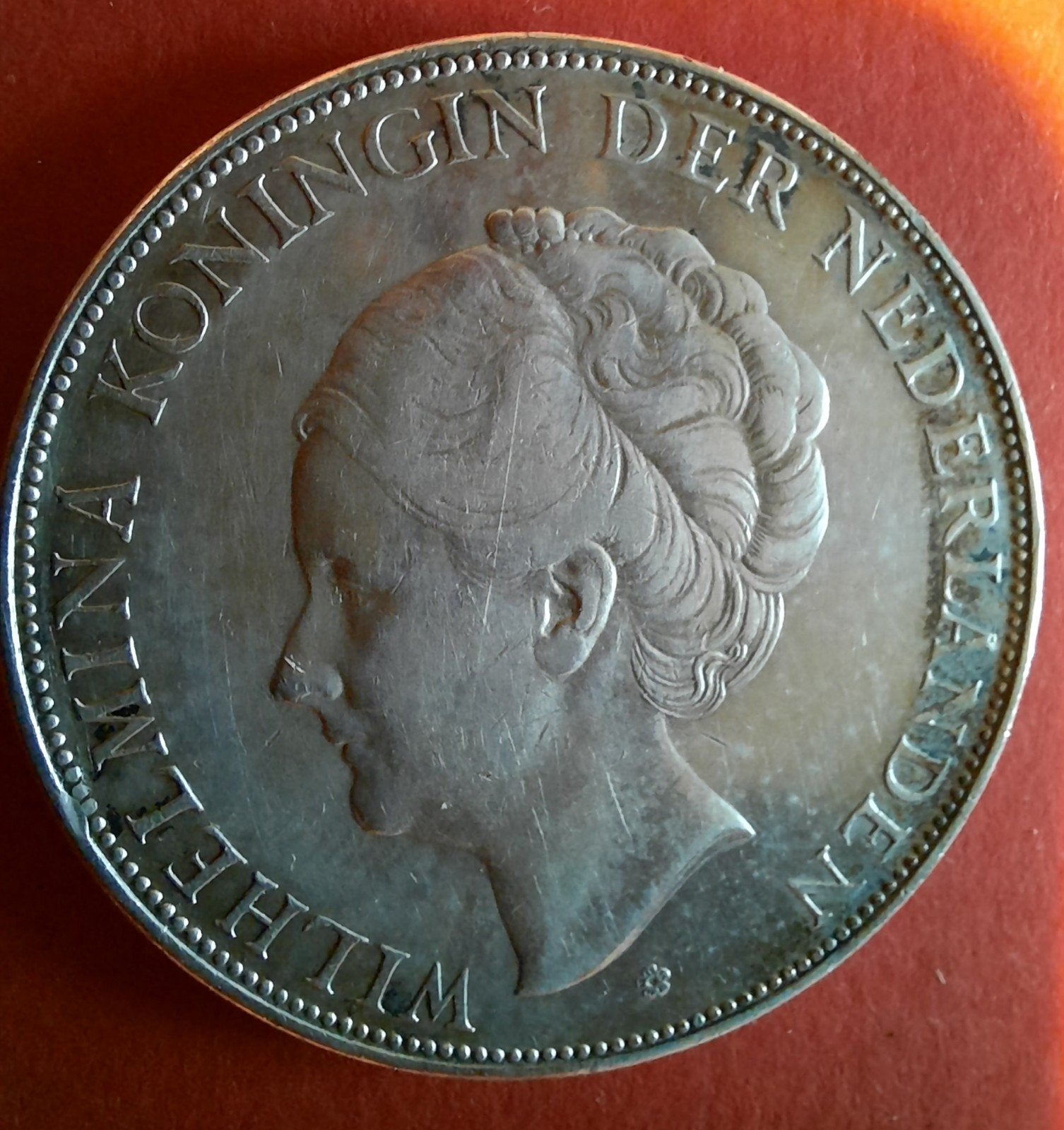 Rijksdaalder 1932 Wilhelmina, Postzegels en Munten, Ophalen, Koningin Wilhelmina, 2½ gulden, Zilver