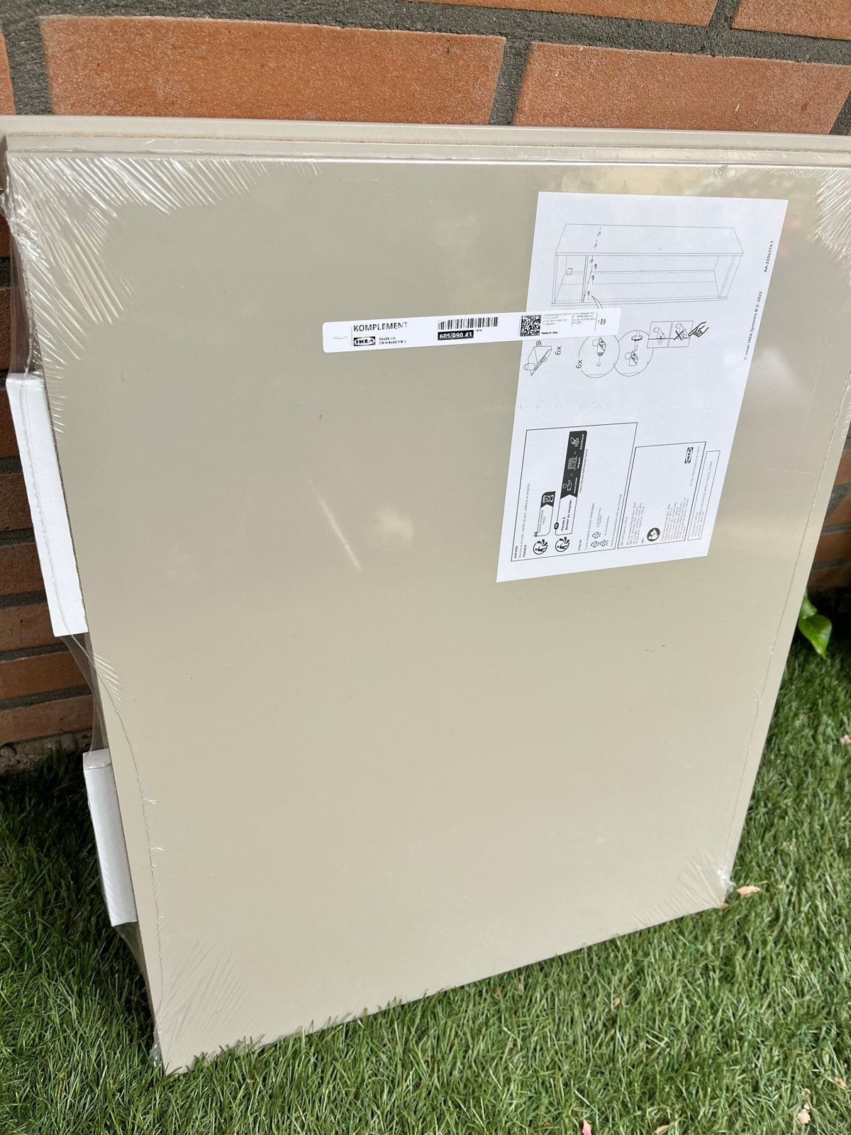 3x Ikea Komplement Kastplank voor Pax Kast 50x58 cm, Ophalen, Nieuw