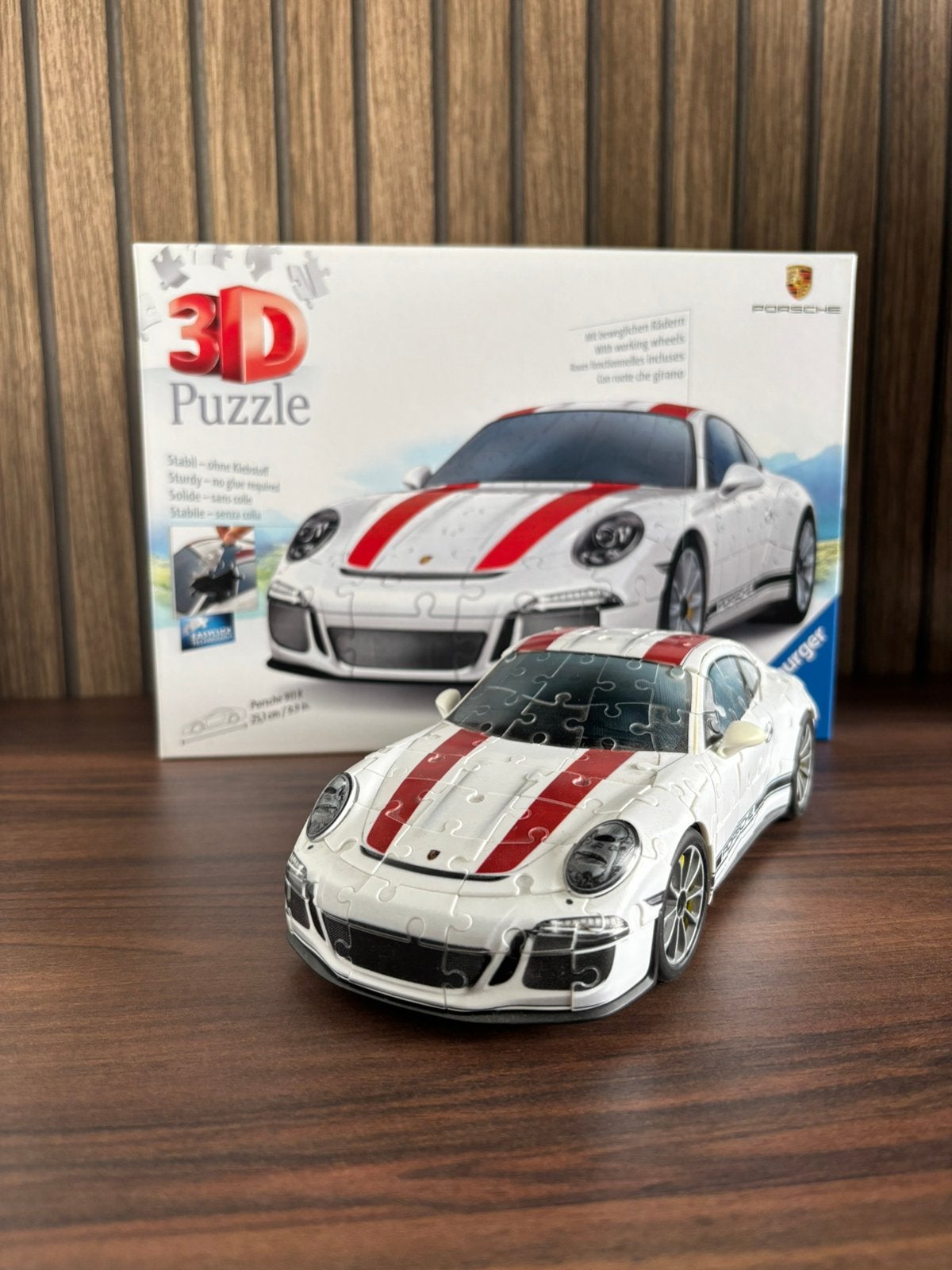 3D puzzle Porsche 911 R, Ophalen, Zo goed als nieuw, Auto