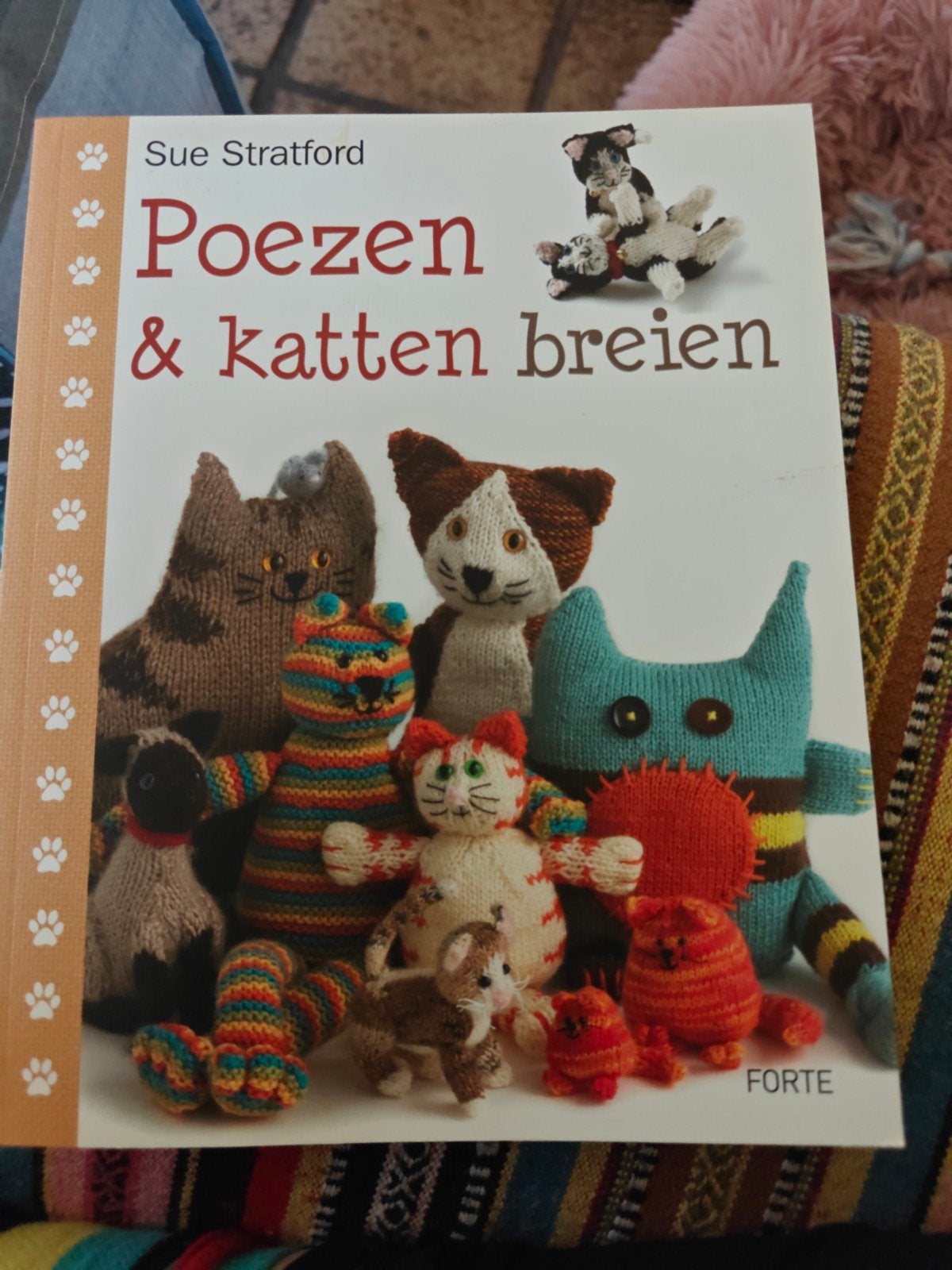 Poezen & katten breien - Sue Stratford, Ophalen, Gebruikt, Breien, Patroon of Boek
