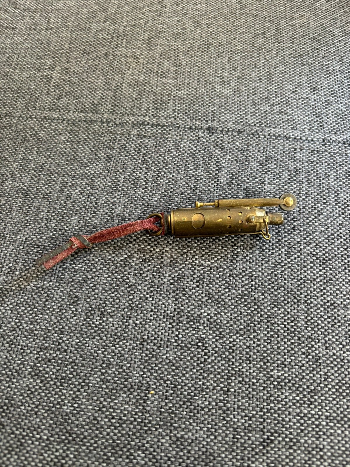 Vintage Messing Loopgraafaansteker, Ophalen of Verzenden, Landmacht, Duitsland