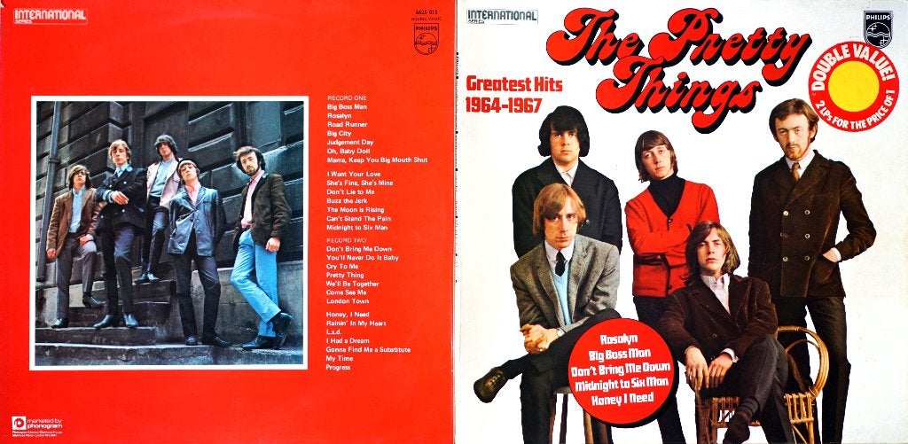 Vinyl LP: The Pretty Things - Greatest Hits 1964-1967 (2LP), Cd's en Dvd's, Blues Rock, Ophalen of Verzenden, 12 inch, Dubbel-LP