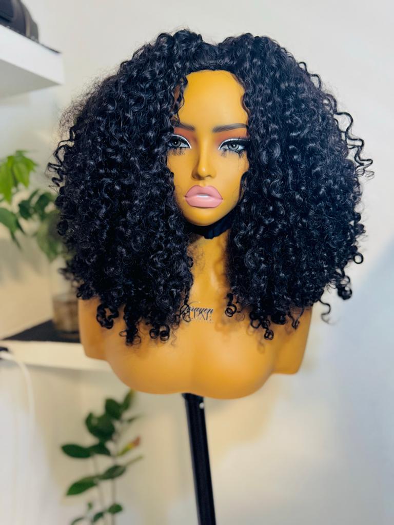 Pixie Curly Flipover Pruik - Amora 16 inch, Verzenden, Nieuw, Pruik of Haarverlenging