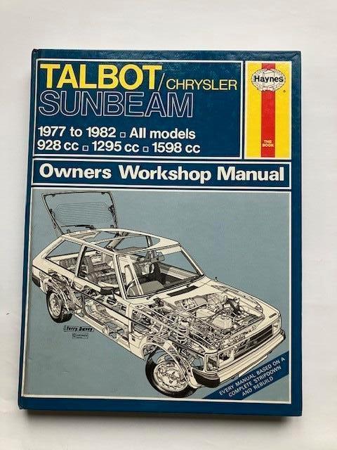 Autohandboek van Haynes  Talbot/Chrysler/Sunbeam 1977 - 1982, Ophalen of Verzenden