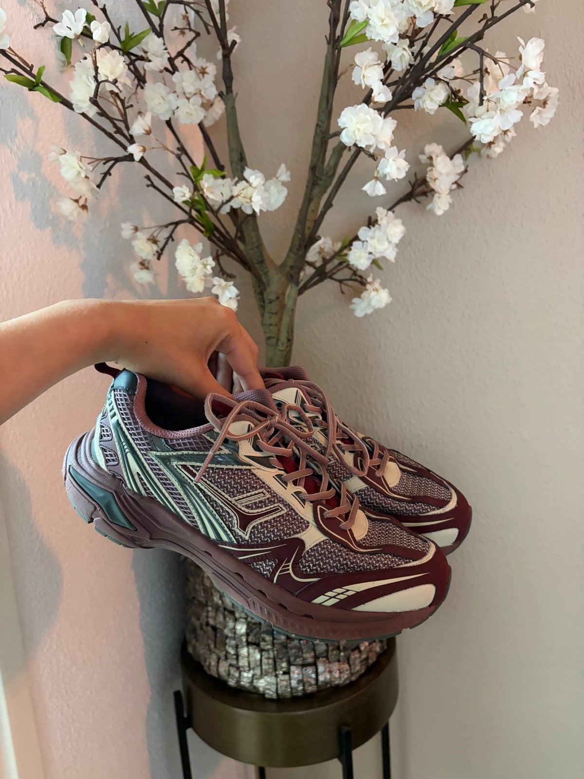 Bourgondische runners sneakers - Maat 40, Ophalen of Verzenden, Sneakers of Gympen, Gedragen, Rood