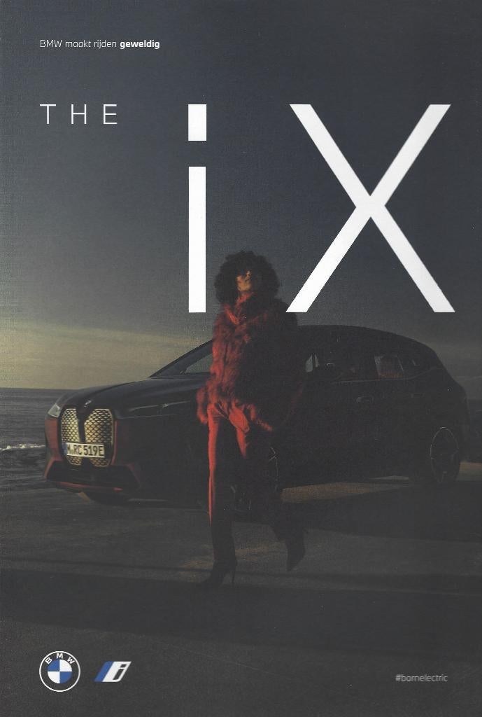 Brochure BMW iX 2021, Ophalen of Verzenden, Zo goed als nieuw, BMW