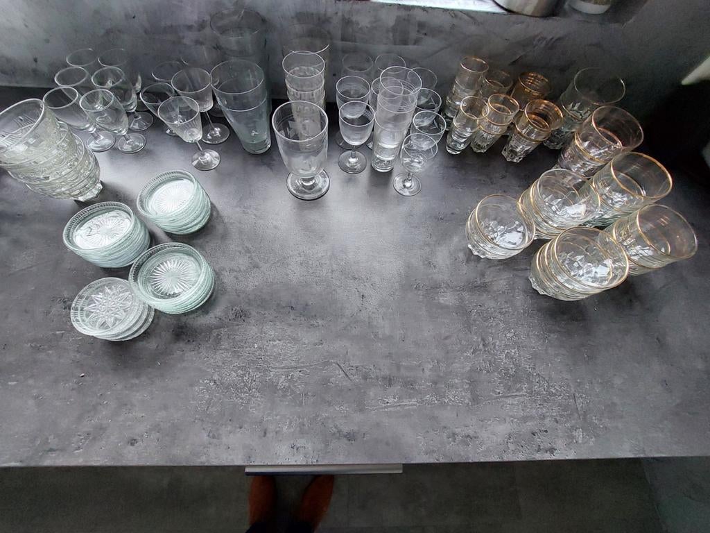 Antieke glazen, Verzamelen, Glas en Borrelglaasjes, Ophalen