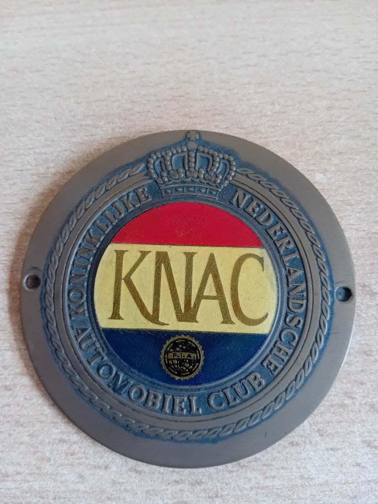 Oude badge van de KNAC, Ophalen of Verzenden, Gebruikt
