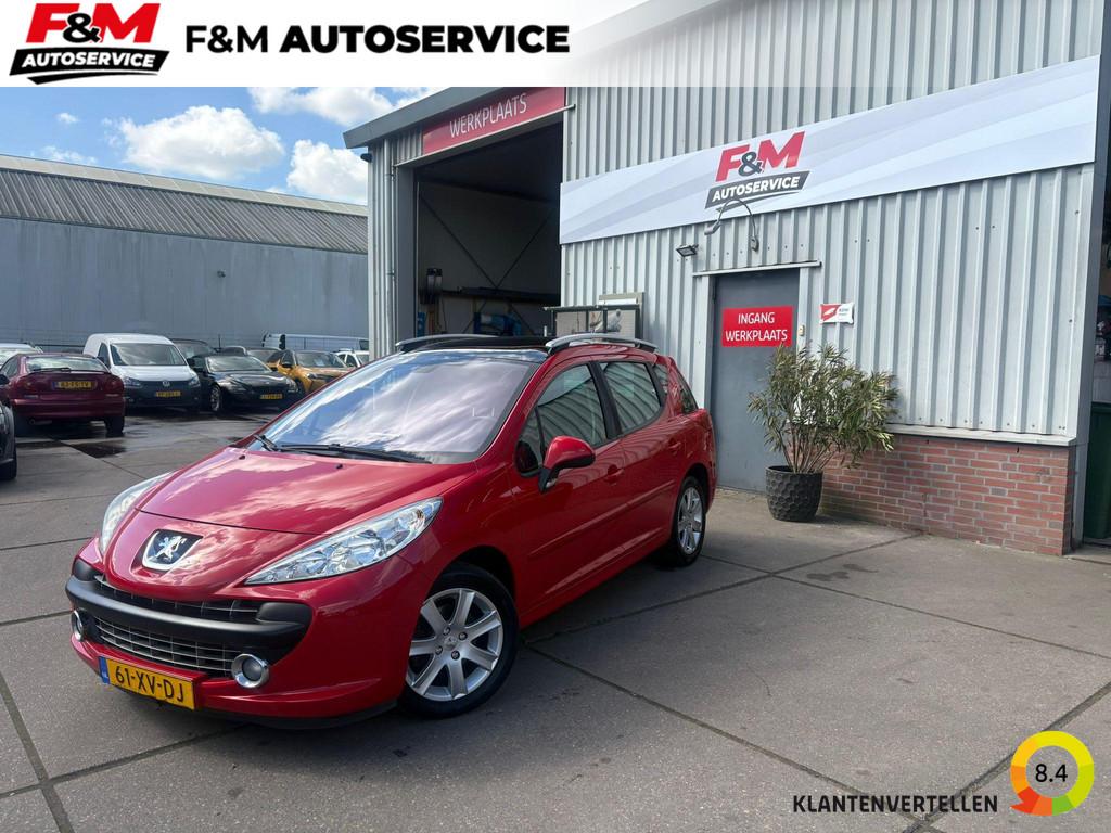 Peugeot 207 SW 1.6 VTi XS Première Clima, cruise, pano, Auto's, Peugeot, Voorwielaandrijving, Stof, Gebruikt, 4 cilinders