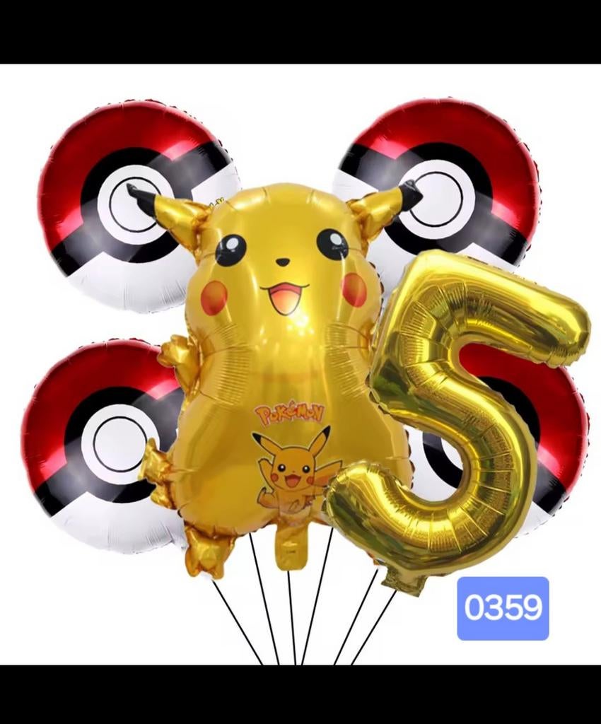Nieuwe Pokémon Feestartikelen - Ballonnen en Decoratie, Hobby en Vrije tijd, Feestartikelen, Ophalen, Nieuw, Versiering, Verjaardag