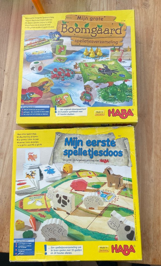 Haba spelletjes, Ophalen, Gebruikt, Bouwen