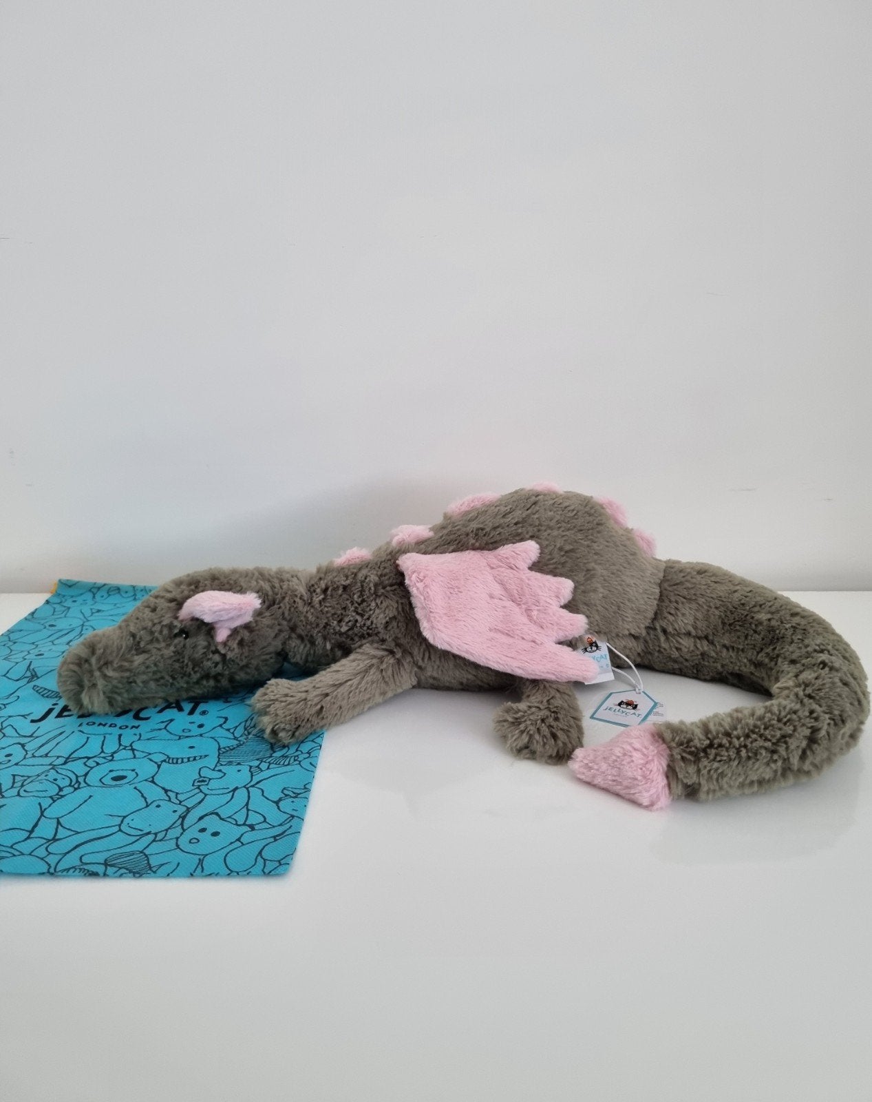 Jellycat Malachy dragon groen, Kinderen en Baby's, Babymode-accessoires, Ophalen of Verzenden, Nieuw