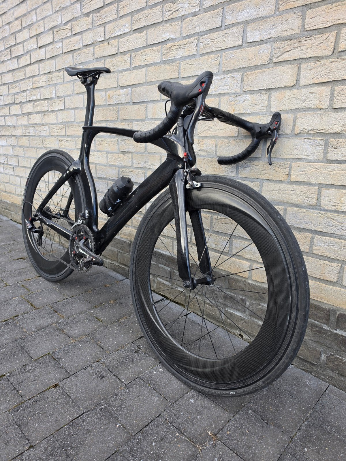 Full carbon aero racefiets, Campagnolo, maat M, Fietsen en Brommers, Ophalen, 28 inch, Carbon, Zo goed als nieuw