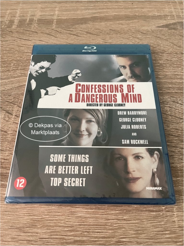 Blu-ray Confessions of a Dangerous Mind - NL-Uitgave - NIEUW, Ophalen of Verzenden, Nieuw in verpakking, Drama
