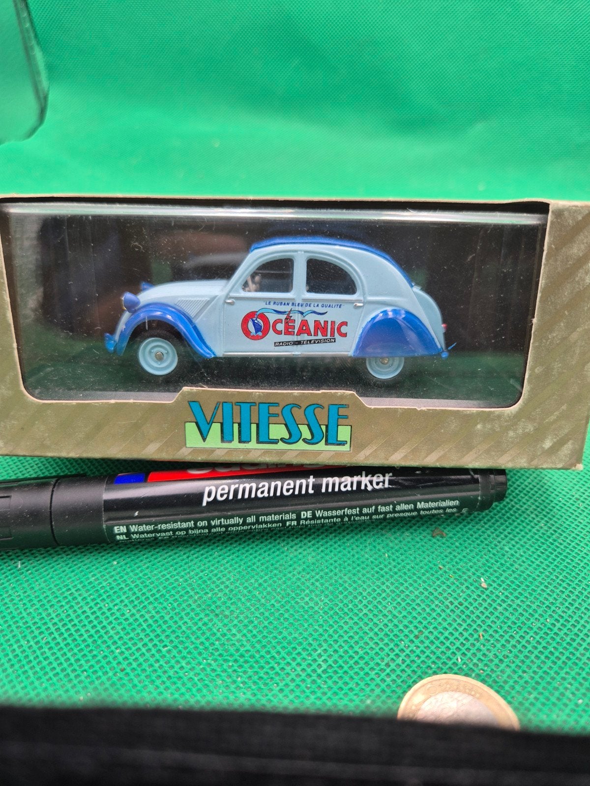 106 Citroen 2cv oceanic 1/43 Vitesse, Ophalen of Verzenden, Zo goed als nieuw, Auto, Overige merken
