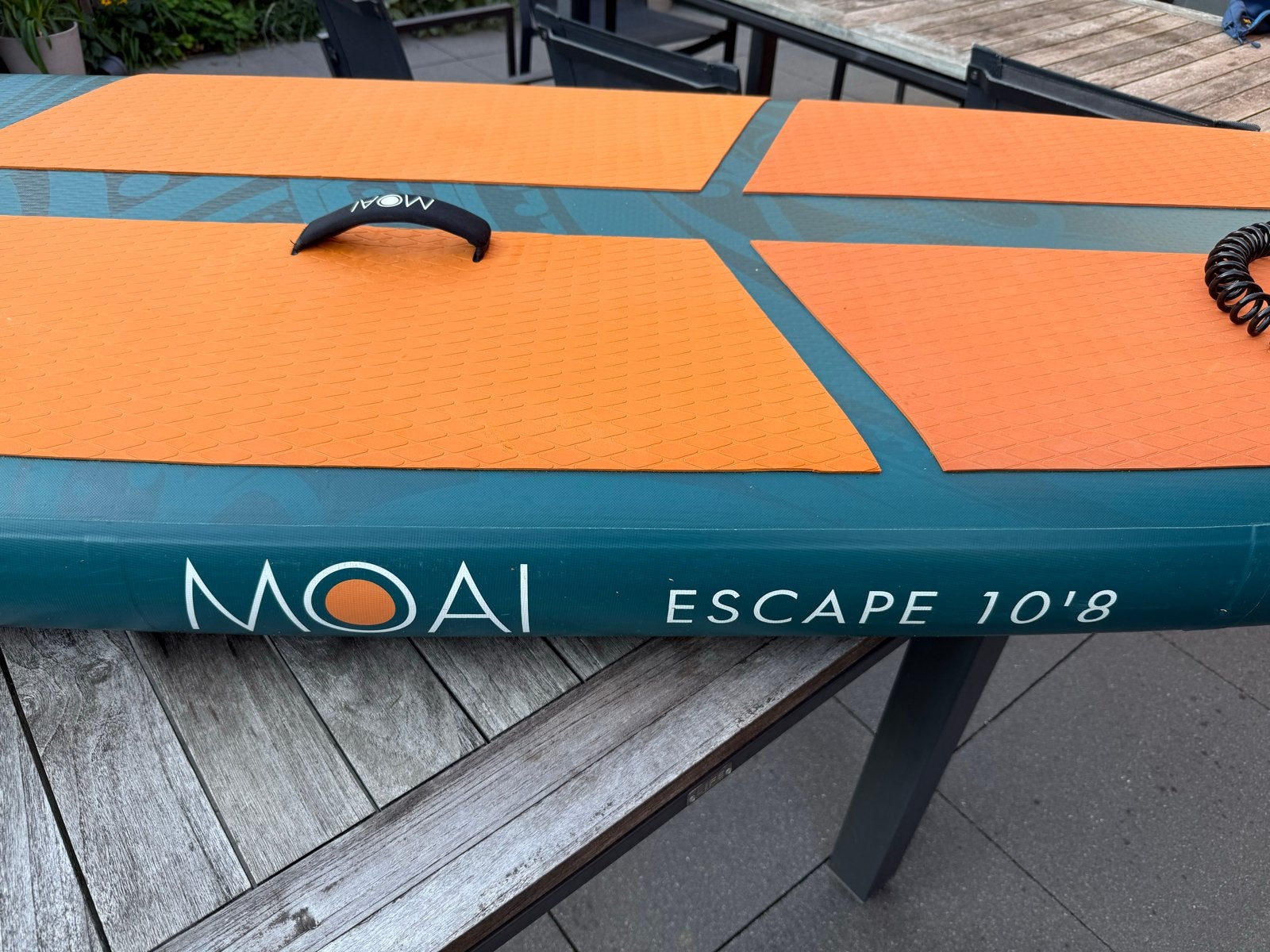 MOAI City Groen SUP 10'8 - Board met Peddel en Accesoires, Watersport en Boten, Ophalen of Verzenden, Zo goed als nieuw, SUP-boards
