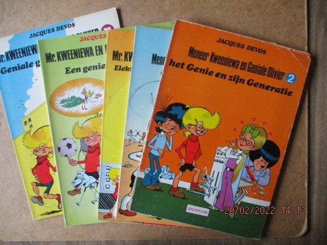 adv5765 meneer kweeniewa en geniale olivier, Eén stripboek, Ophalen, Gelezen