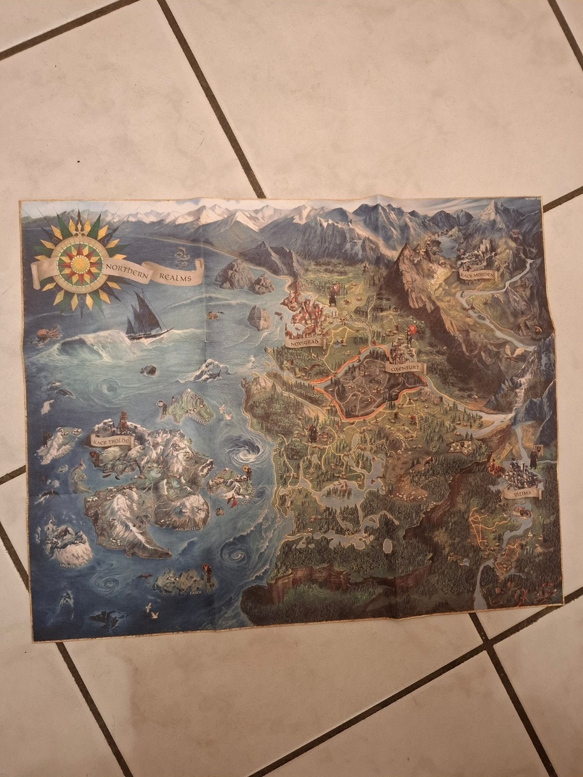 The Witcher 3: Wildhunt Originele poster Playstation 3, Ophalen of Verzenden