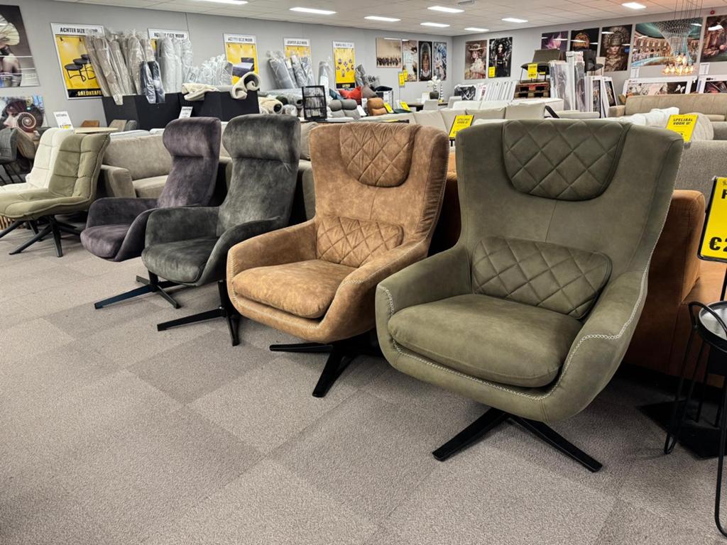 Opkoop partij fauteuils - Vanaf 99€ - Direct uit voorraad, Ophalen of Verzenden, Nieuw, Stof