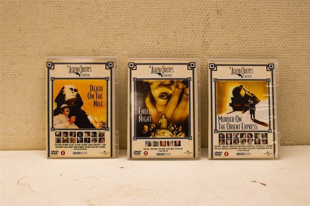 3 dvd box The agatha christie collection 46859, Ophalen of Verzenden, Gebruikt