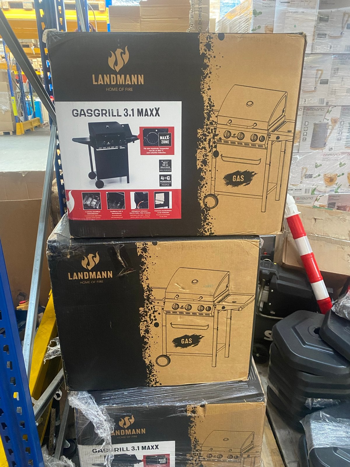 Landmann Gasgrill 3.1 MAXX - Nieuw in doos, -, -, Nieuw, Ophalen of Verzenden