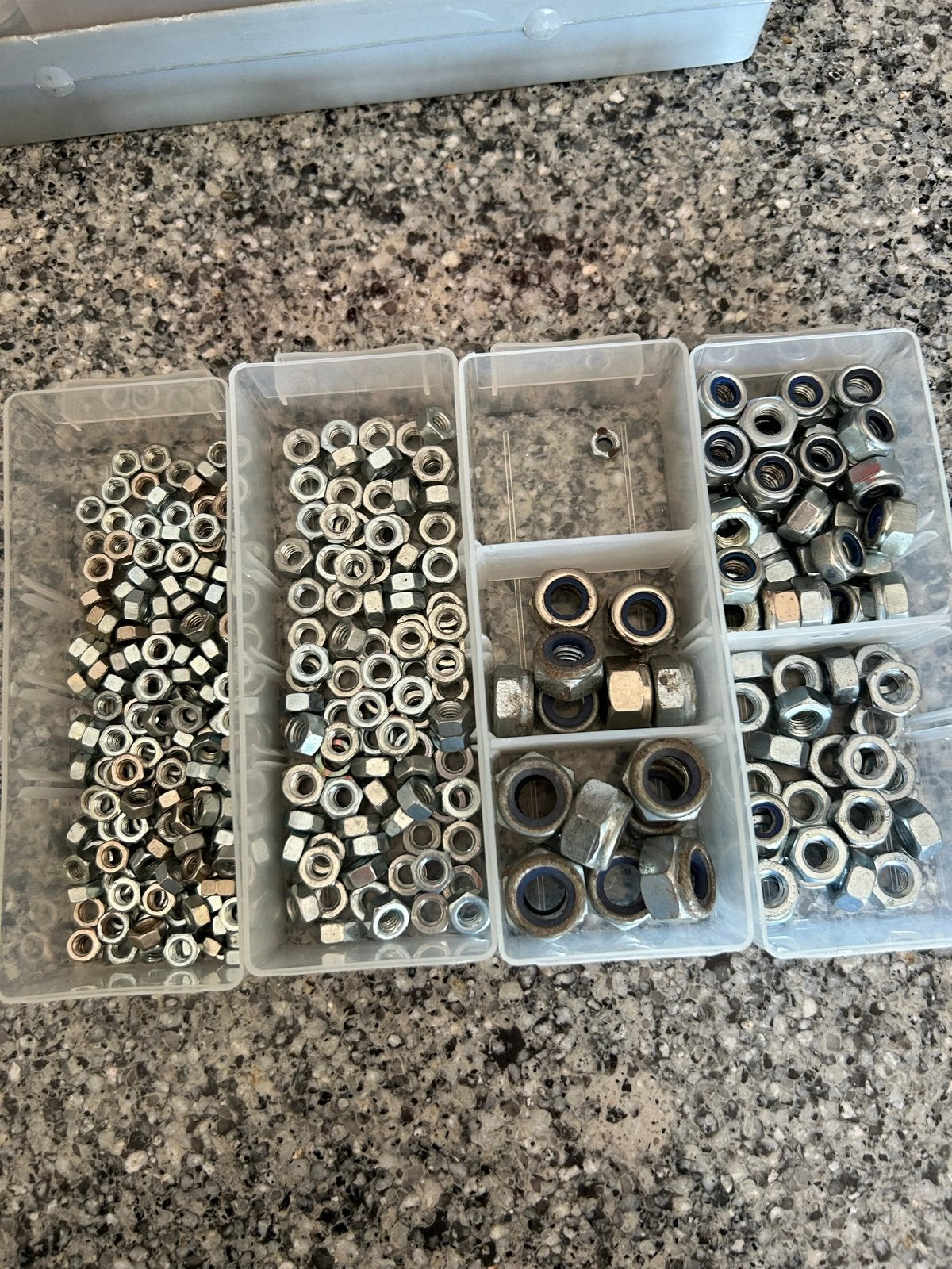 Grote assortiment moeren, ringen en schroeven, Ophalen, Gebruikt, Minder dan 50 mm, Bouten of Moeren